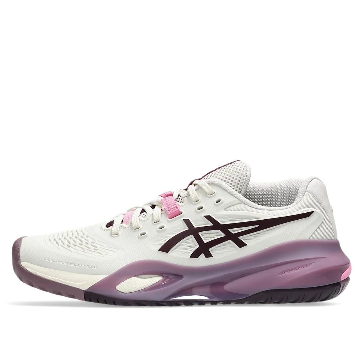  Giày Pickleball/Tennis Asics GEL-RESOLUTION X 'Soft Oat/Dark Aubergine' 1042A279-250 
