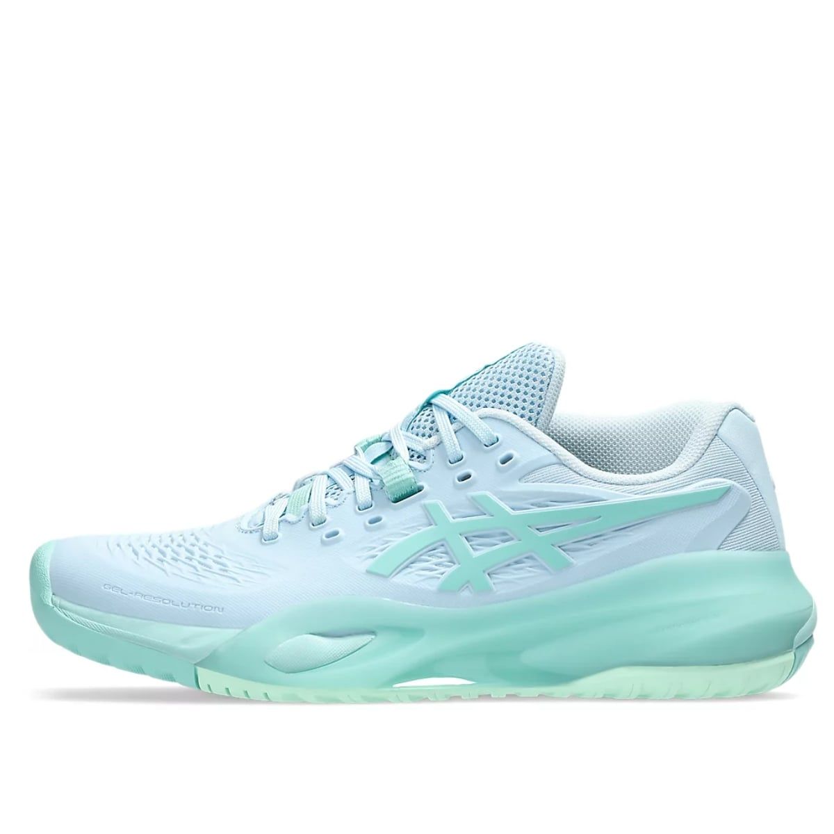  Giày Pickleball/Tennis Asics GEL-RESOLUTION X 'Light Blue/Oasis Green' 1042A279-402 