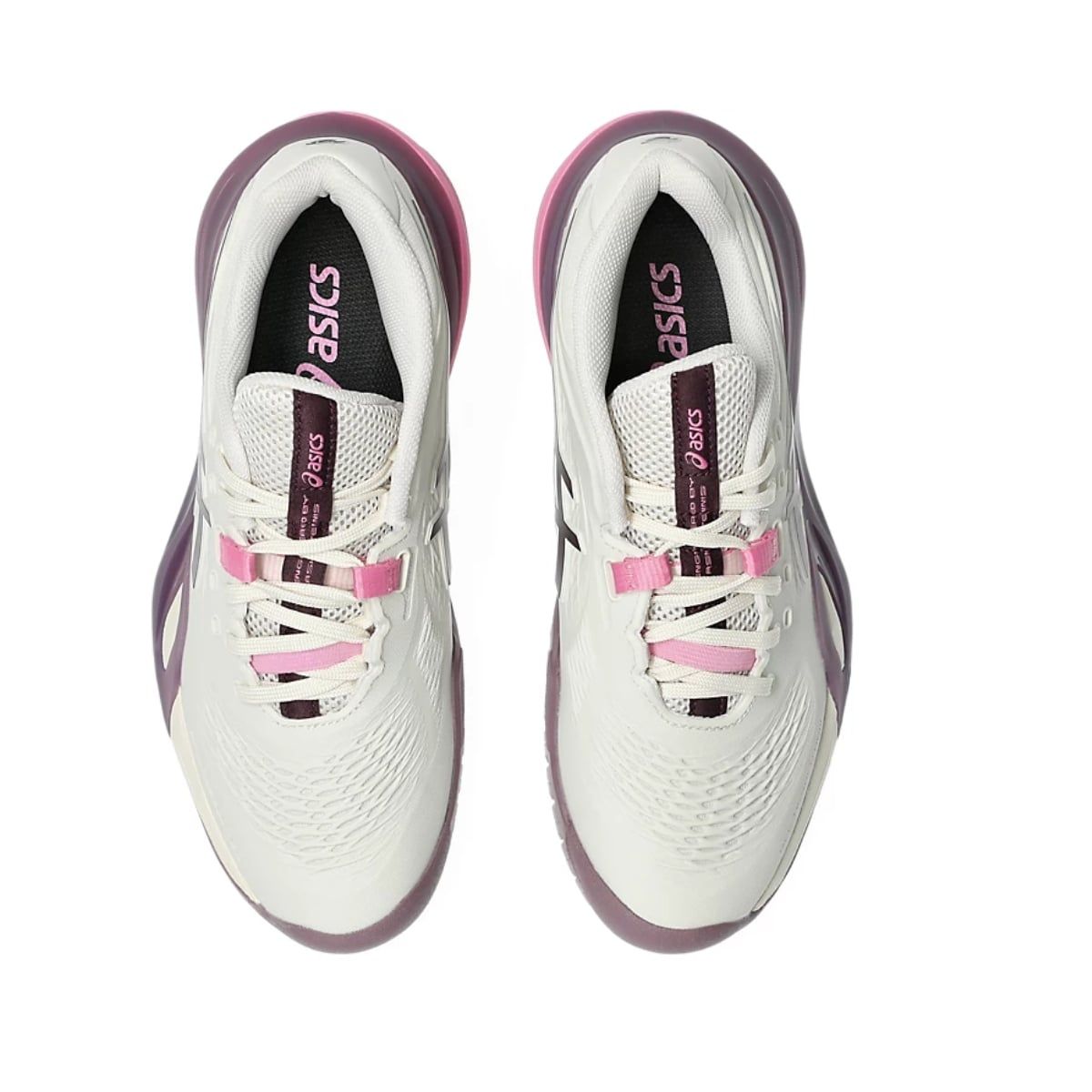  Giày Pickleball/Tennis Asics GEL-RESOLUTION X 'Soft Oat/Dark Aubergine' 1042A279-250 