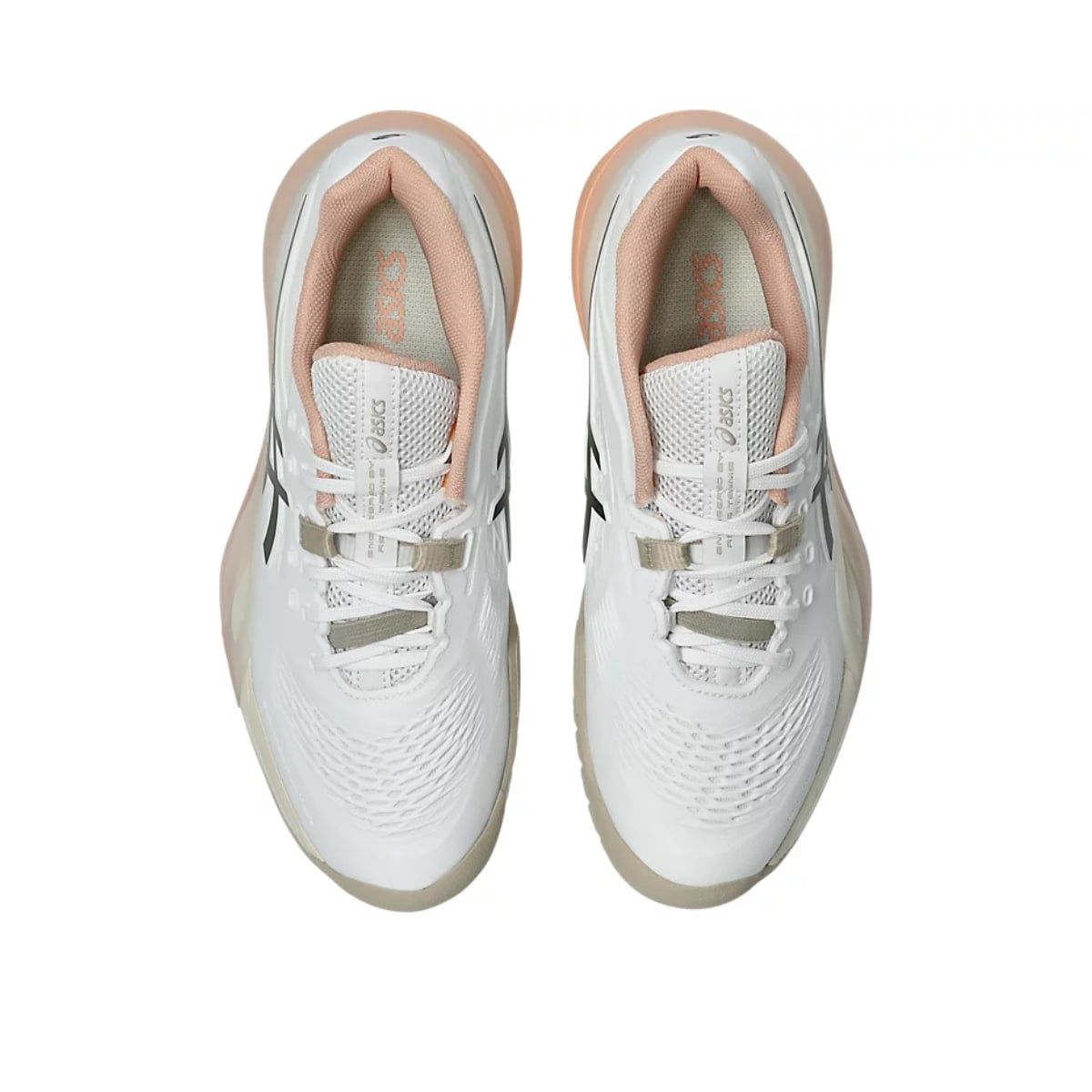 Giày Tennis/Pickleball Asics Gel Resolution X Wide 'White/Coffee' 1042A278-106 