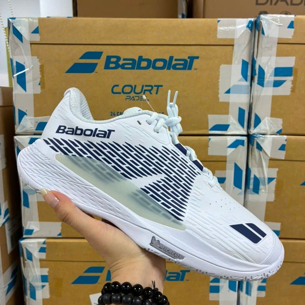  Giày Tennis/Pickleball Babolat Propulse Storm ‘White/Dark Blue’ 30F26442A-1069 