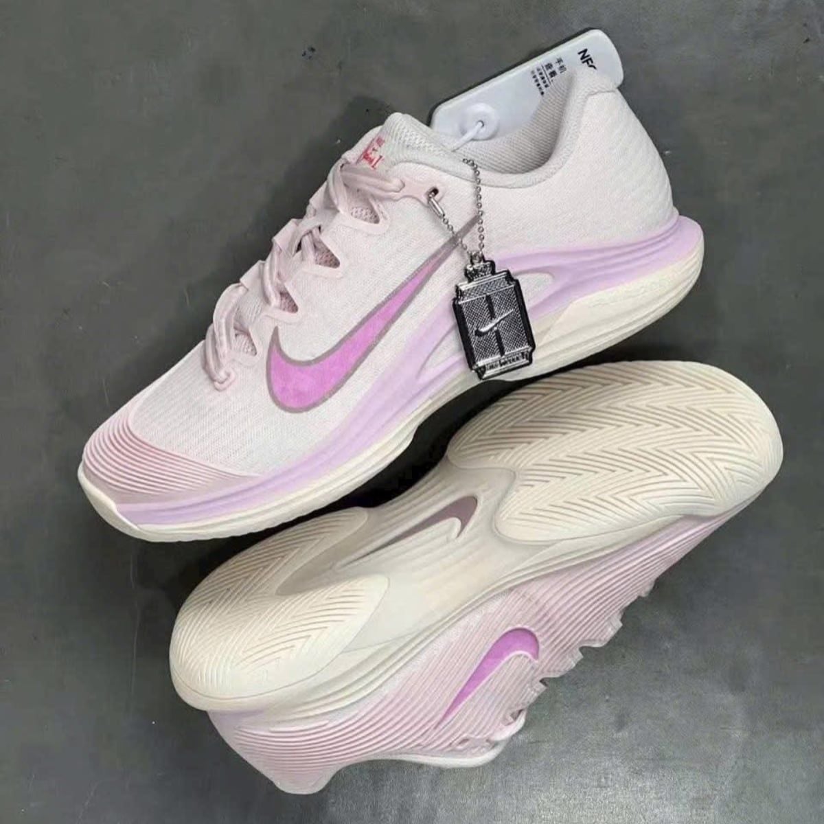  Giày Pickleball/Tennis Nike Vapor 12 Premium HC ‘Pearl Pink’ HV1449-601 