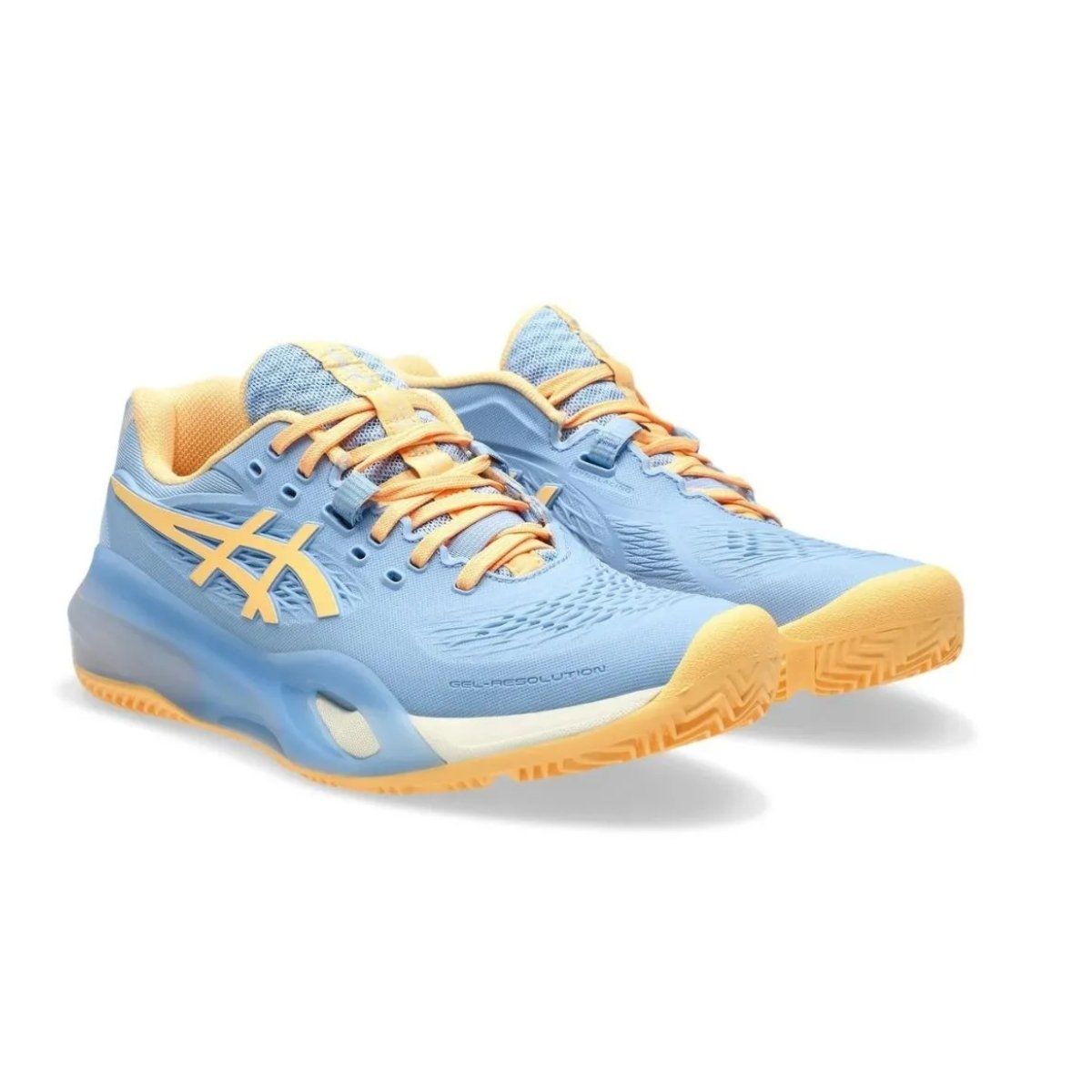  Giày Asics GEL-RESOLUTION X PADEL ''Stone Wash/Orange Glow" 1042A285-400 