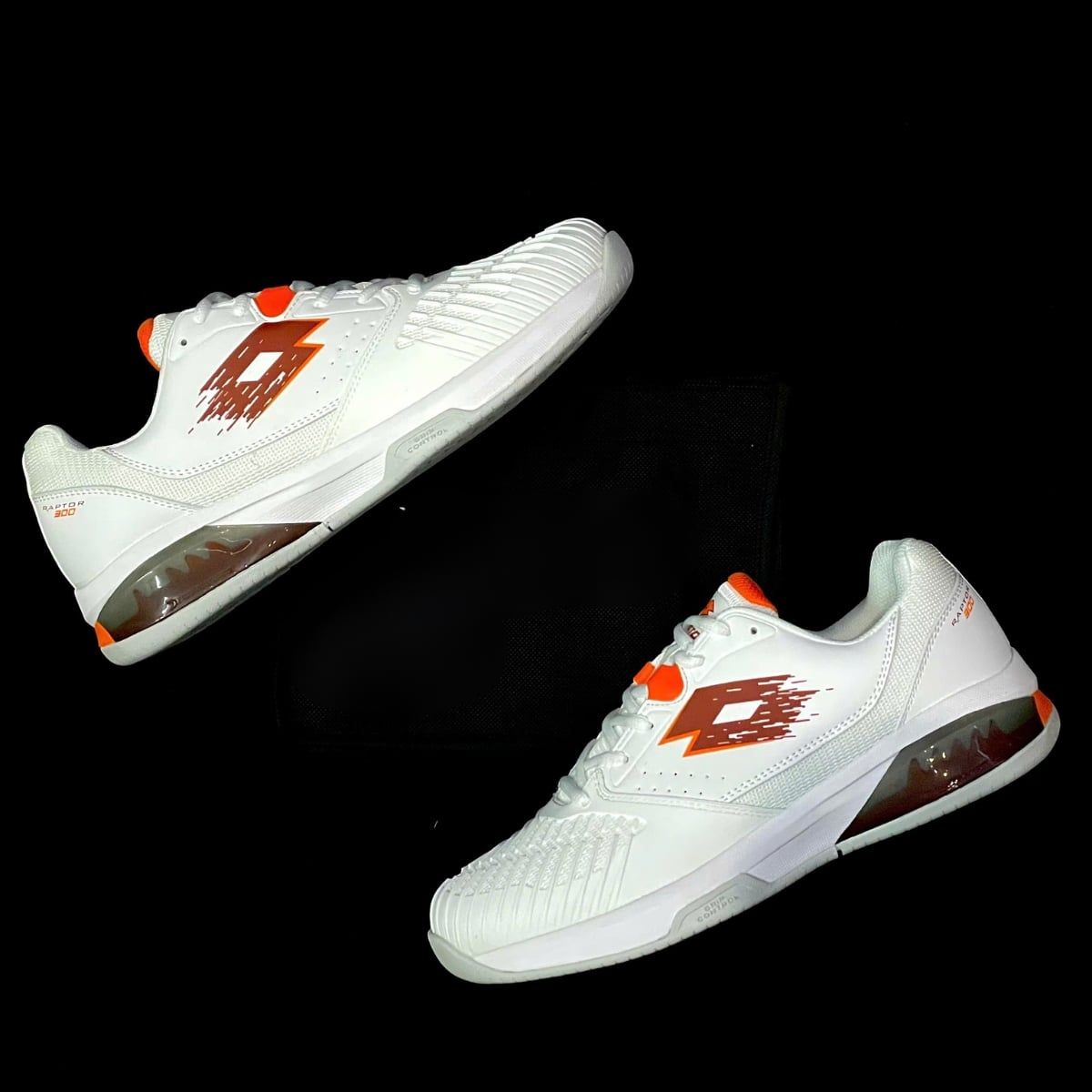  Giày Lotto Raptor Hyperpulse 300 SPD 'All White/Etruscan Red' LOTTE260301R 
