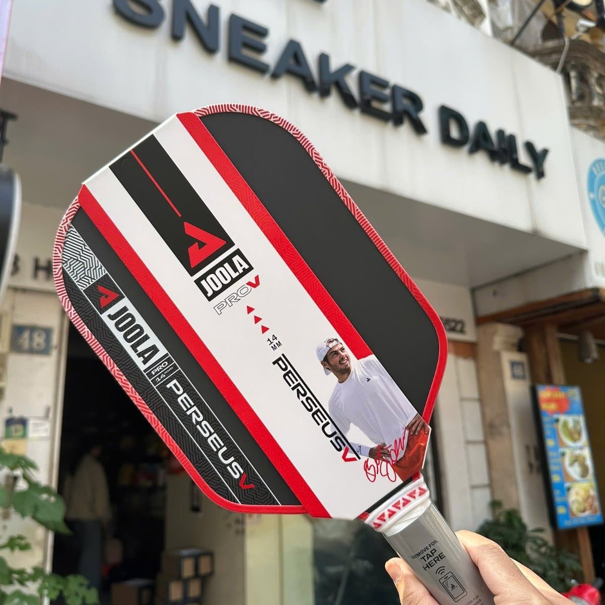  Vợt pickleball JOOLA Perseus Pro V Ben Johns – Blaze Red 14mm/16mm 