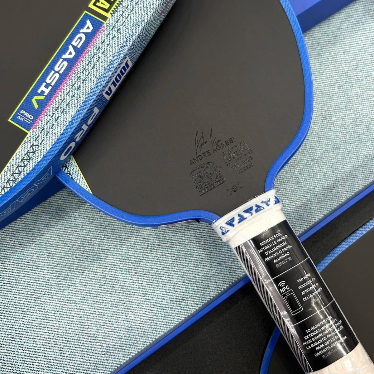  Vợt Pickleball JOOLA Andre Agassi V Washed Indigo Special Edition 