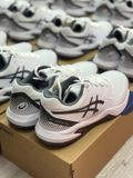  Giày pickleball/tennis ASICS DEDICATE 8 'White/Gunmetal' 1041A409-105 