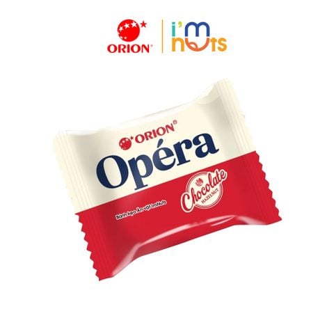  Bánh Bông Lan Kiểu Âu Opera Orion Vị Socola Hạt Phỉ Hộp 280g 10 Gói Bánh 