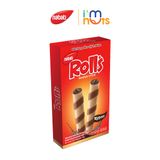  Combo 3 Hộp Bánh Quế Nhân Kem Nabati Rolls Wafer Stick Đủ Vị Hộp 50g Tiện Lợi 