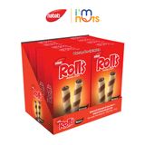  Combo 3 Hộp Bánh Quế Nhân Kem Nabati Rolls Wafer Stick Đủ Vị Hộp 50g Tiện Lợi 