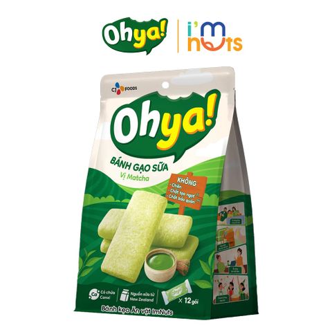  Bánh Gạo Sữa Ohya CJ Foods Đủ Vị Túi 110g 