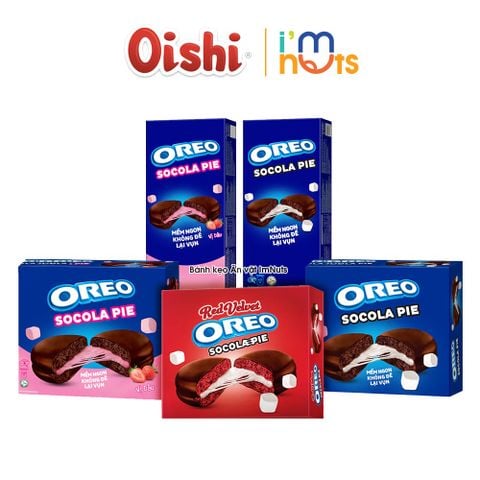  Bánh Oreo Socola Pie Đủ Vị Hộp Nhỏ Và Lớn 