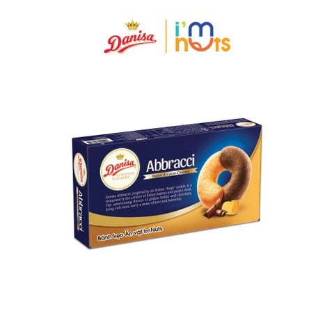  Bánh Quy Danisa Abbracci Bơ Cacao 168g Và Chocofello Chocochip 150g 