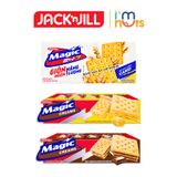  Bánh Quy Magic JacknJill Sandwich 2 Lớp Kem Hộp 300g Và Cracker Phủ Đường 247 Bổ Sung Canxi Hộp 135g 