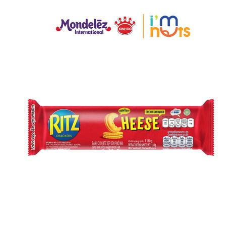 Bánh Quy Ritz Kẹp Kem Phô Mai Gói 118g 