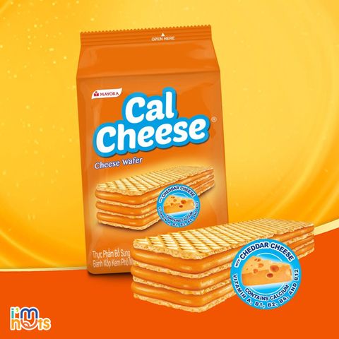  Bánh Xốp Kem Phô Mai Cal Cheese Túi 200g 