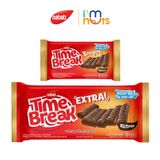  Combo 5 Gói Bánh Kem Xốp Phủ Sô Cô La Nabati Time Break Richoco 5 Fingers 