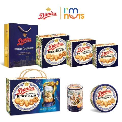  Bánh Quy Bơ Danisa Truyền Thống Hộp Thiếc Đủ Loại Và Hộp Nhạc Phiên Bản Giới Hạn 