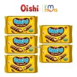  Bánh Trứng Cuộn Oishi Wafu Đủ Vị Socola Chuối Và Kem Dừa 80g 