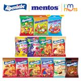  Kẹo Alpenliebe 2Chew và Kẹo nhai Mentos đủ vị gói lớn 