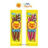  Kẹo Dẻo Chupa Chups Ống Dài Sour Maxi Tubes Hương Dâu Và Cola 