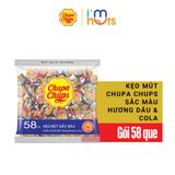  Kẹo Mút Chupa Chups Hương Trái Cây Hỗn Hợp Và Sắc Màu Dâu Cola Gói 80 Que 