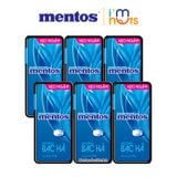  Kẹo ngậm không đường Mentos hương Đào Nho Bạc hà hộp nhỏ tiện lợi 