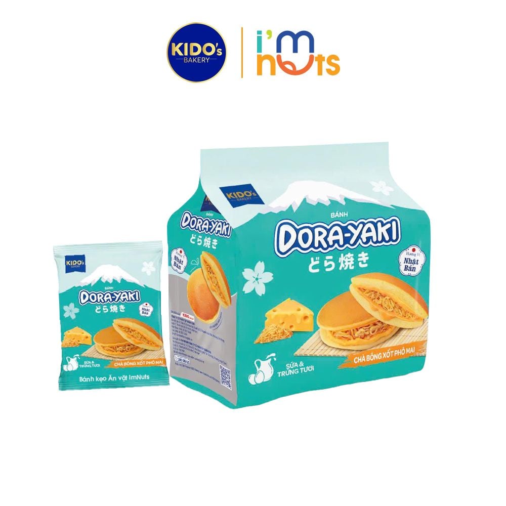 Bánh Dorayaki KIDO Bakery Đủ Vị Túi 150g – Bánh Kẹo ImNuts