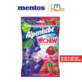  Kẹo Alpenliebe 2Chew và Kẹo nhai Mentos đủ vị gói lớn 