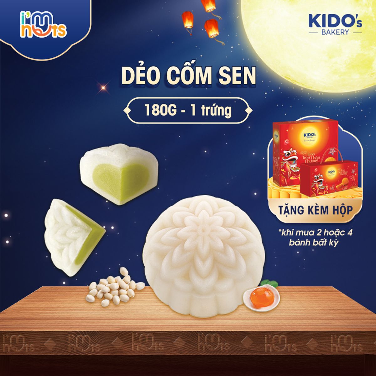 Bánh Trung Thu KIDO 2025 Chính Hãng Tự Chọn Vị – Tặng Kèm Hộp Quà Tặng ...
