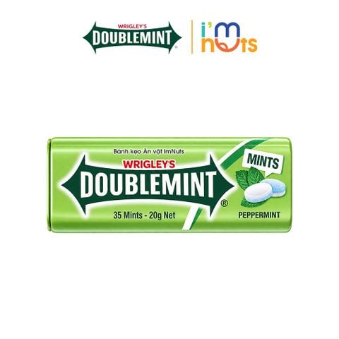  Viên Ngậm Không Đường Doublemint Đủ Vị Hộp Thiếc 35 Viên 