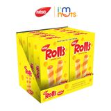  Combo 3 Hộp Bánh Quế Nhân Kem Nabati Rolls Wafer Stick Đủ Vị Hộp 50g Tiện Lợi 