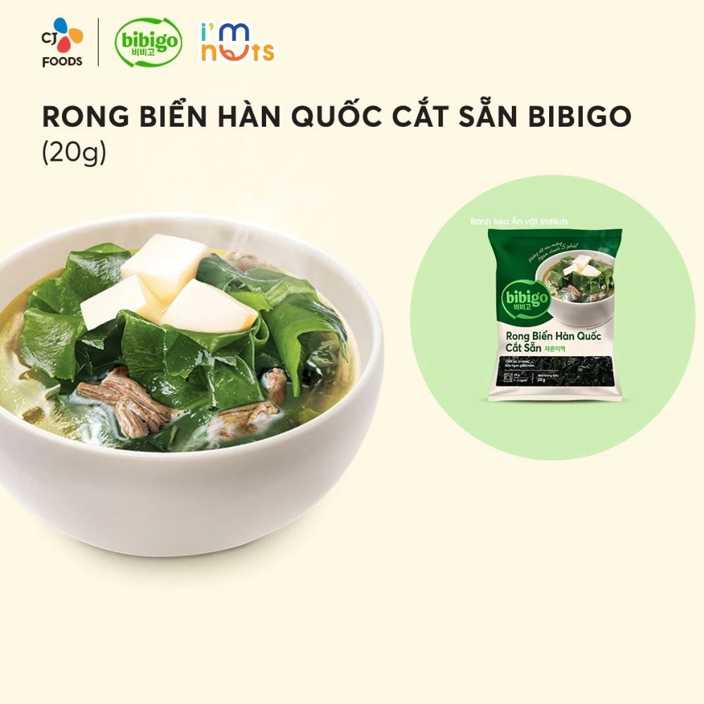 Rong Biển Giòn Trộn Cơm Và Rong Biển Nấu Canh Bibigo Hàn Quốc Gói Nhỏ ...