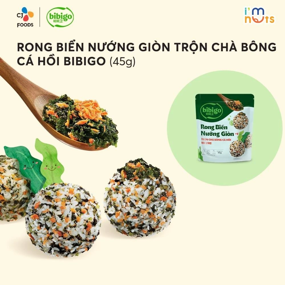 Rong Biển Giòn Trộn Cơm Và Rong Biển Nấu Canh Bibigo Hàn Quốc Gói Nhỏ ...