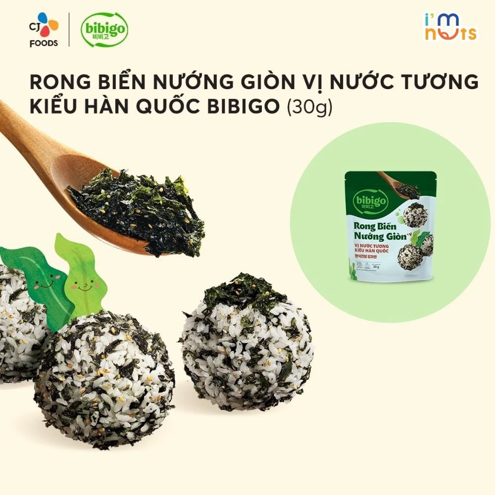 Rong Biển Giòn Trộn Cơm Và Rong Biển Nấu Canh Bibigo Hàn Quốc Gói Nhỏ ...
