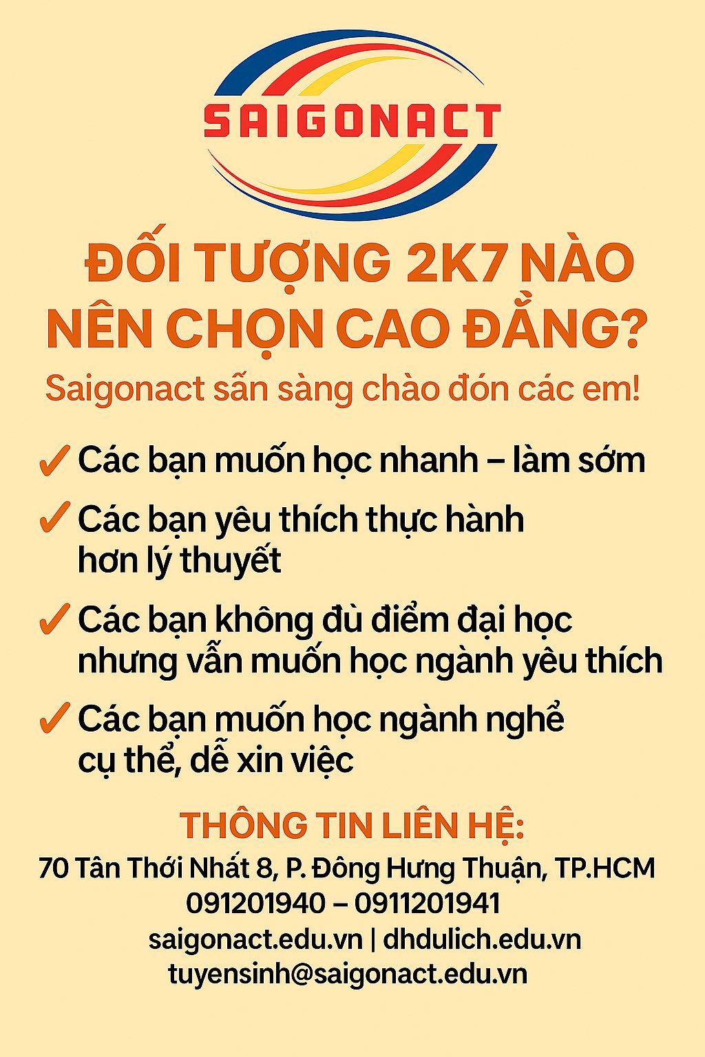 Saigonact chào đón các em 2k7!