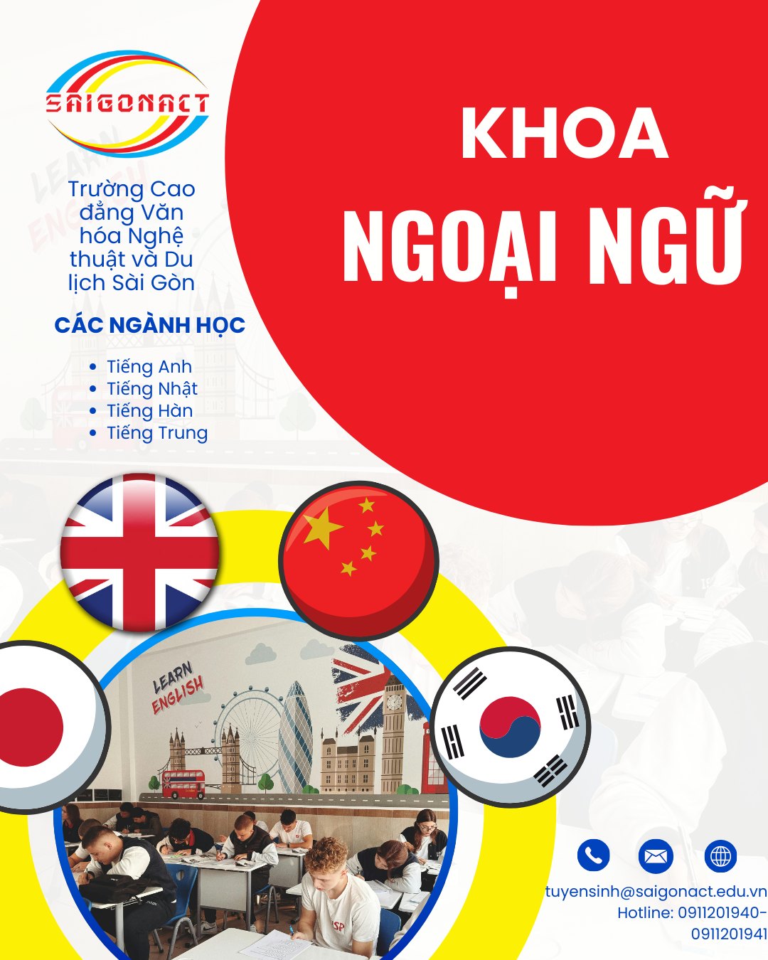 KHOA NGOẠI NGỮ – SAIGONACT