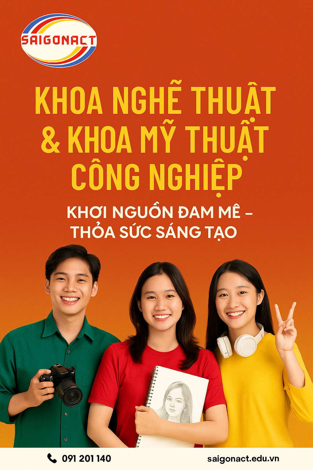 KHOA NGHỆ THUẬT & KHOA MỸ THUẬT CÔNG NGHIỆP – SAIGONACT