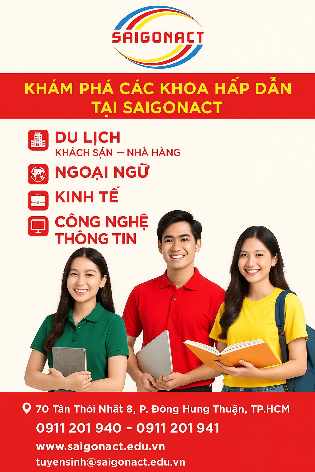 KHÁM PHÁ CÁC KHOA HẤP DẪN TẠI SAIGONACT