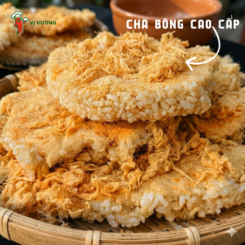  Cơm cháy chà bông Vị Vương 250g – Gạo ST25, Chà bông gà cao cấp – Vị Sài Gòn xưa – Giòn rụm, đậm đà 