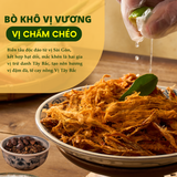  Bò khô - Vị Chẩm chéo - 200g (Hũ/lọ/ zip kraft) 