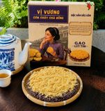  Combo 2 vị cơm cháy chà bông ( Gạo ST25 150g + gạo lứt tím 150g) - Giòn rụm, chà bông gà tơi xốp, hương vị Sài Gòn xưa 