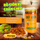  Bò giòn vị chẩm chéo - 200gr (Hũ/lọ) 