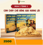  Cơm cháy chà bông Vị Vương 250g – Gạo Hương Lài, Chà bông gà cao cấp – Vị Sài Gòn xưa – Giòn rụm, đậm đà 