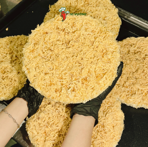  Cơm cháy chà bông Vị Vương 250g – Gạo Hương Lài, Chà bông gà cao cấp – Vị Sài Gòn xưa – Giòn rụm, đậm đà 