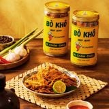  Bò khô - Vị Chẩm chéo - 200g (Hũ/lọ/ zip kraft) 