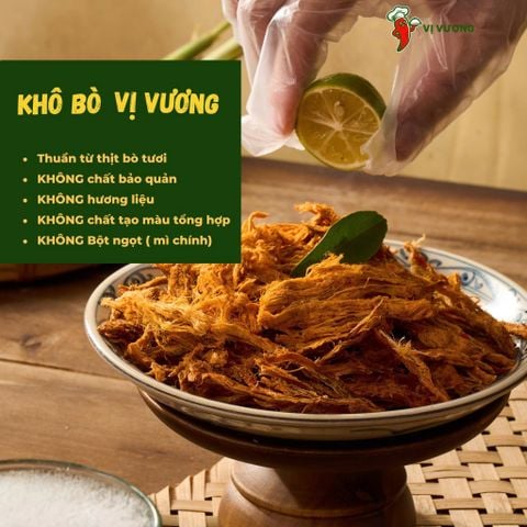  Combo 2 Bò Khô (1 vị Chẩm Chéo 200g + 1 vị Sài Gòn Xưa 200g ) - Khô bò miếng cao cấp - không chất bảo quản 