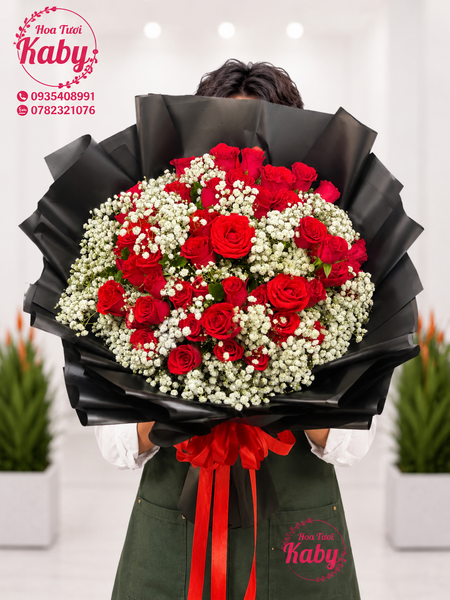 Bó Hoa Red Velvet Love
