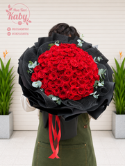 Bó Hoa Crimson Love Forever