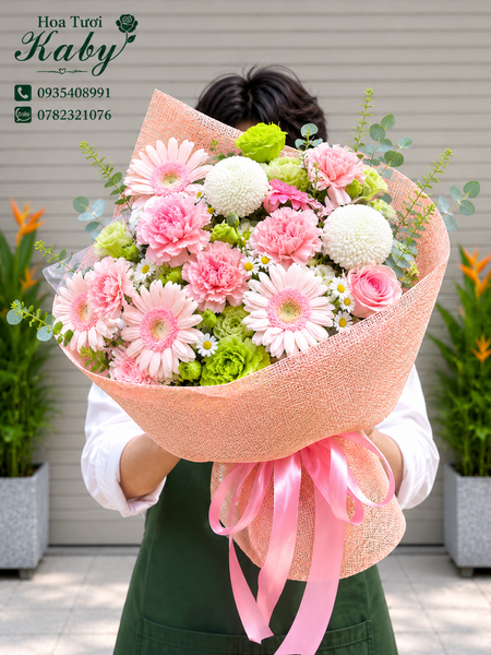 Bó Hoa Kẹo Mây Ban Sớm